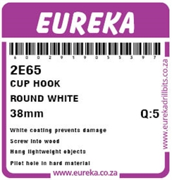 2E65 - Picture Hook White -2E65_label_T
